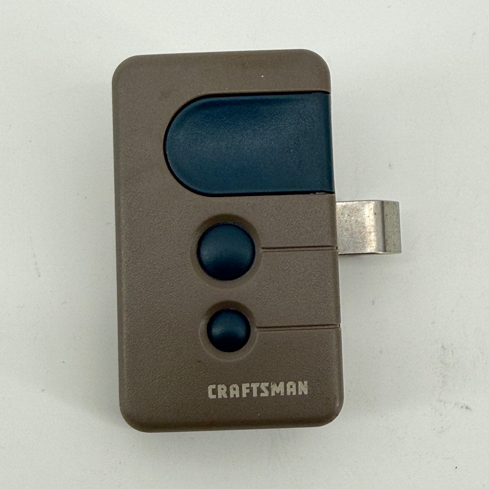 Craftsman Garage Door Opener Remote Brown Plastic 3-Button Visor Clip